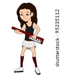 Keytar Cartoon