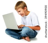 Boy And Computer