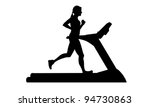 treadmill silhouette