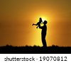 Father+and+daughter+hugging+silhouette