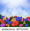 Colorful+daisies+background