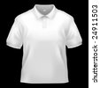 Vector men&#39;s polo shirt design