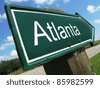 Atlanta Road Sign