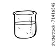 beaker scientific drawing