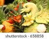 stock photo : Carved melon