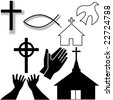 Praying Hand Symbol