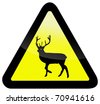 Deer Road Sign