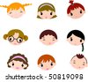 Children Faces Cartoon