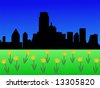 Dallas+skyline+vector+free