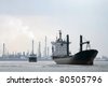 QUELS SONT CES NAVIRES ? - Page 48 Stock-photo-cargo-liner-ship-80505796