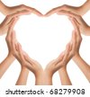 stock photo : Hands make heart shape