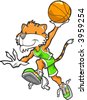 Tiger Basketball Clipart