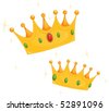 stock-vector-illustration-of-two-crowns-